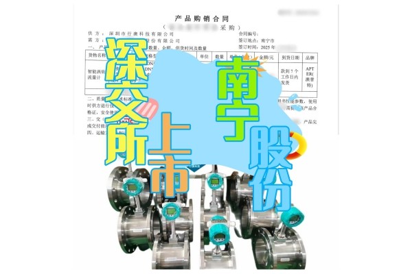 深交所上市南宁某某科技股分压缩空气流量计